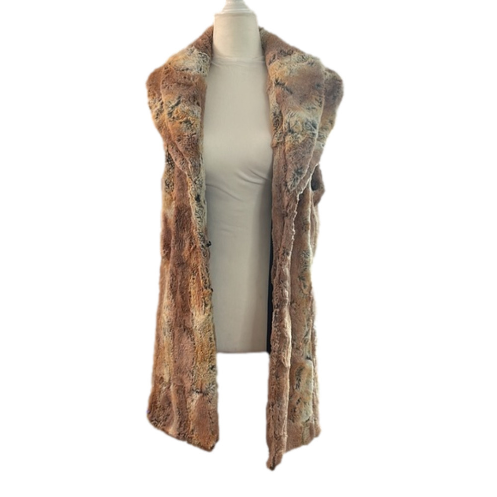 Alice + Olivia Multicolor Faux Fur Vest - Picture 2 of 11